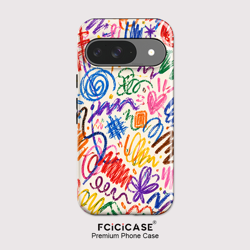 Google Pixel 9 - Чехол для телефона Fcicicase с художественной