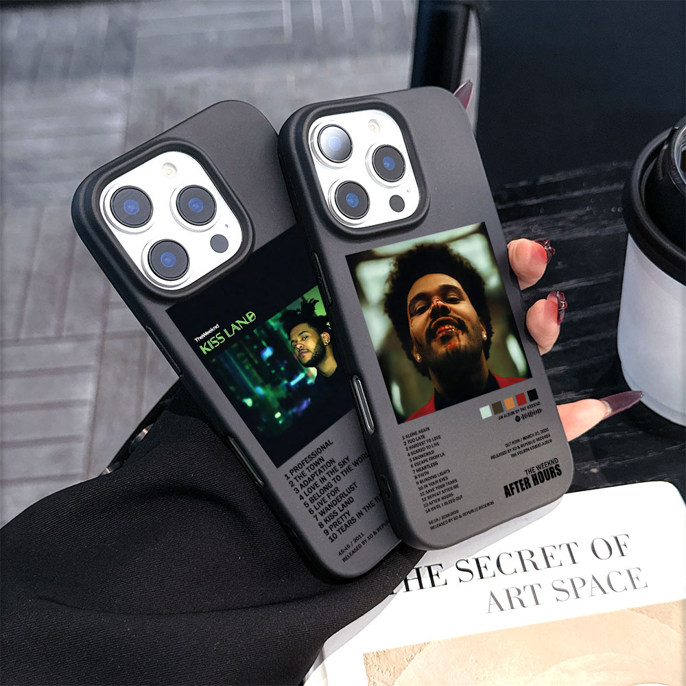 Xiaomi Redmi Note 14 - Минималистичный плакат The Weeknd, матовый мягкий